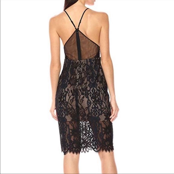 NWT BCBG MAXAZRIA size 0 sequin lace formal dress - Picture 5 of 6